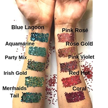 Rose Gold Festival Glitter Eco-Friendly Cosmetic Body Glitter