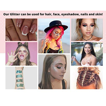 Rose Gold Festival Glitter Eco-Friendly Cosmetic Body Glitter