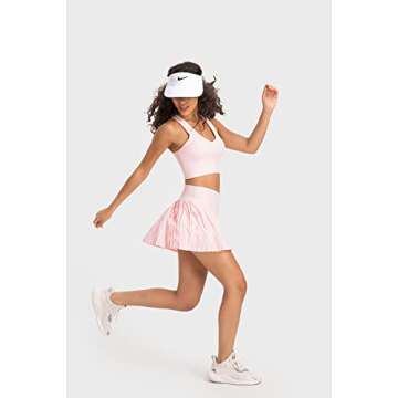 altiland Women's Cool Feeling Tennis Mini Skirt 3" Rose Pink