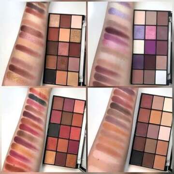 Makeup Revolution Reloaded Palette - 15 Bright Shades for All-Day Wear