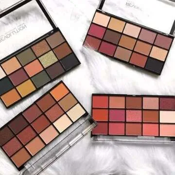 Makeup Revolution Reloaded Palette - 15 Bright Shades for All-Day Wear