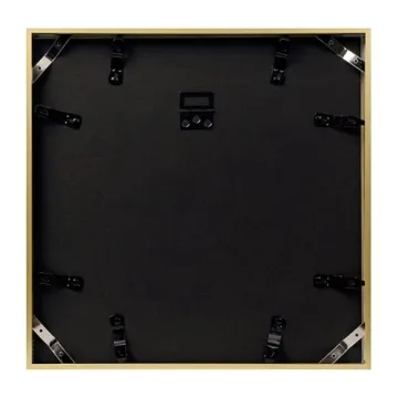 Gold 12x12 Aluminum Picture Frame with Real Glass - Golden State Art