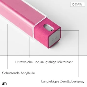 AM 2-in-1 Screen Cleaner Mist Spray, Eco-Friendly & Refillable