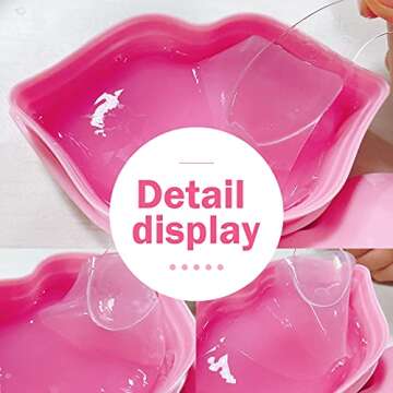 20pcs Moisturizing Lip Mask, 10pcs Under Eye Patches, Lip Mask Overnight ADIMANIS Soothing for Dry Lips Mask for Dark Circles and Puffiness Lip and Eye Mask Set