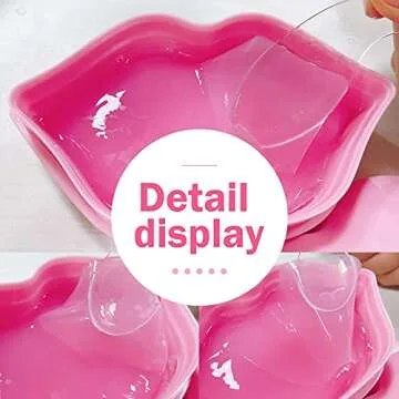 20pcs Moisturizing Lip Mask, 10pcs Under Eye Patches, Lip Mask Overnight ADIMANIS Soothing for Dry Lips Mask for Dark Circles and Puffiness Lip and Eye Mask Set