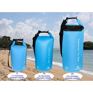Freegrace Waterproof Dry Bags with Waist Pouch & Phone Case