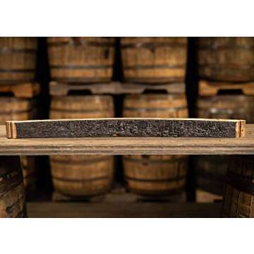 Set of 10 Authentic Bourbon/Whiskey Oak Barrel Staves for DIY Projects, Crafts, and Wall Decor – Midwest Barrel Company