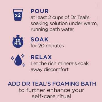 Dr Teal's Warm Autumn Comfort Pure Epsom Salt Soak, 3 lbs Each | 2 Pack of Limited Edition Fall Scent (Autumn)