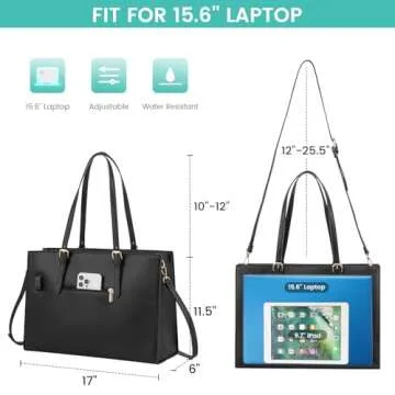 LOVEVOOK Women's Stylish & Functional Laptop Bag