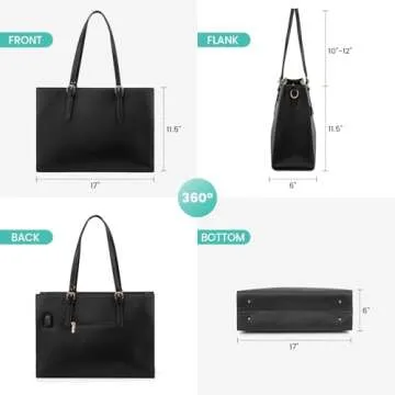 LOVEVOOK Women's Stylish & Functional Laptop Bag