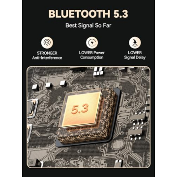 DEMICEA True Wireless Bone Conduction Earphones, OWS Open Ear Headphones with Earhooks, Bluetooth 5.3, Up to 60H Playtime with Case, IP68, AAC/SBC, for Cycling Yoga Workouts