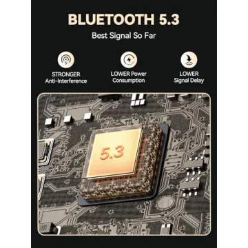 DEMICEA True Wireless Bone Conduction Earphones, OWS Open Ear Headphones with Earhooks, Bluetooth 5.3, Up to 60H Playtime with Case, IP68, AAC/SBC, for Cycling Yoga Workouts