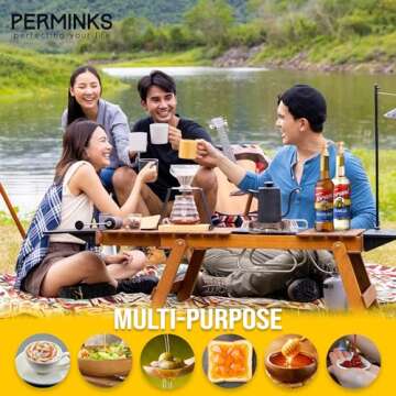 PERMINKS Premium Syrup Pump Compatible with Torani 750 ml Bottle, Davinci Syrups - No Spill, No Clog Syrup Pump Dispenser for Vanilla, Snow Cone, Blueberry, Coffee Flavoring & More (Pack of 3, Gold)