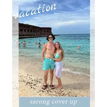 Ekouaer Long Women's Beach Wrap Skirt Cover-up