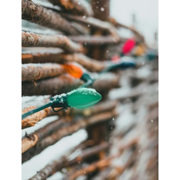 Romasaty C7 Christmas Lights 25Ft for Outdoor & Indoor