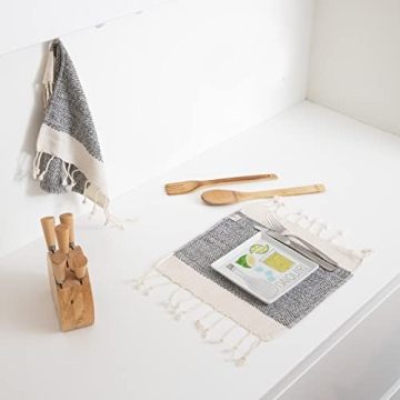 Smyrna Turkish Cotton Herringbone Kitchen Towels Pack