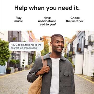 Google Pixel Buds A-Series True Wireless In-Ear Headphones - White (Renewed)