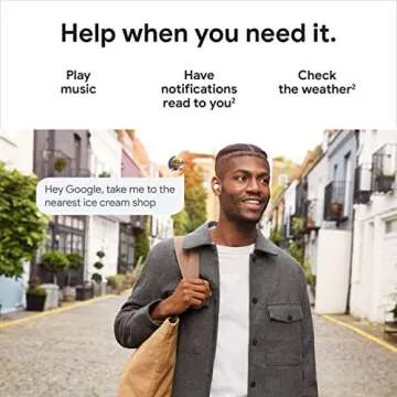 Google Pixel Buds A-Series True Wireless In-Ear Headphones - White (Renewed)