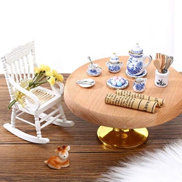 Charming Mini Dollhouse Kitchen Accessories Set 37 Pieces