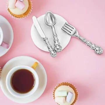 Charming Mini Dollhouse Kitchen Accessories Set 37 Pieces