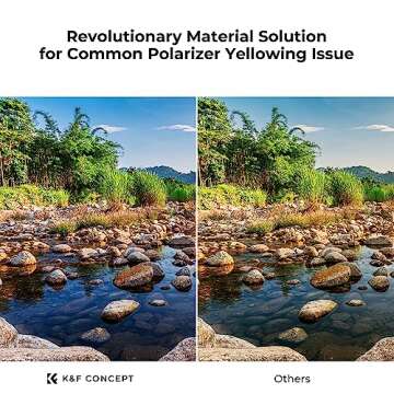 K&F Concept 67mm True Color Polarizer Lens Filter Circular Polarizing Filter for Camera Lens with 28 Multi-Coated (Nano-X Series)