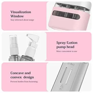 WayEee TSA Approved Travel Bottles Multi-Use Bottles