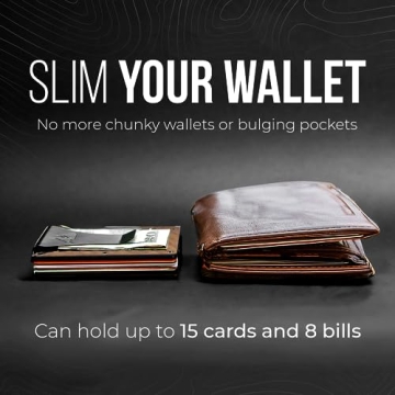 Mountain Voyage Minimalist Wallet - Slim RFID Wallet for Men