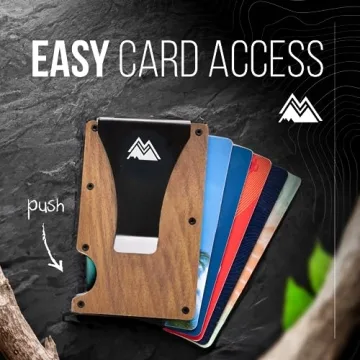 Mountain Voyage Minimalist Wallet - Slim RFID Wallet for Men