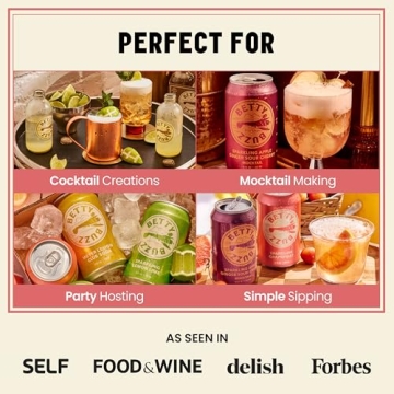 Betty Buzz Sparkling Grapefruit - Premium Natural Soda