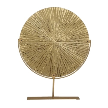Elegant 18" Gold Starburst Decorative Sculpture