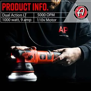 Adam's Swirl Killer Pro - 15mm Car Detailing Polisher