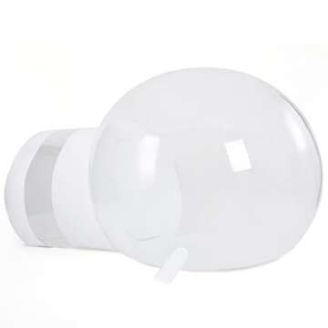 Inflatable Bubble Camping Tent 10ft Commercial Grade Outdoor Clear Dome Camping Cabin Bubble Tent with Blower for DIY Outdoor Backyard Camping Stargazing (10ft Transparent Tent + 6.6ft White Tunnel)