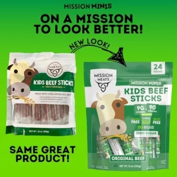 Healthy Kids Beef Sticks - Gluten-Free, Non-GMO Snacks