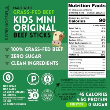 Healthy Kids Beef Sticks - Gluten-Free, Non-GMO Snacks