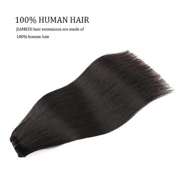 Human Hair Clip in Hair Extensions,120g 8pcs Lace Clip in Human Hair Extensions #1B Natural Black 20Clips in Real Hair Extensions 18inch Clip In Hair Extensions for Women