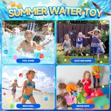 Reusable Water Balls for Kids and Adults Summer Fun