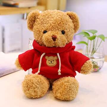 Soft Plush BSVOME 11.8 inch Teddy Bear for All Ages