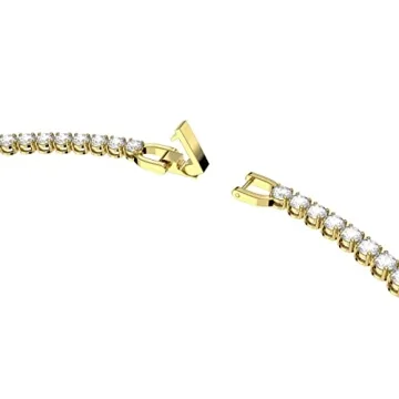 Swarovski Tennis Deluxe Necklace with Clear Crystals