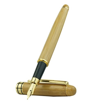 STONEGO Bamboo Luxury Fountain Pen - Ideal for Writing and Gifts