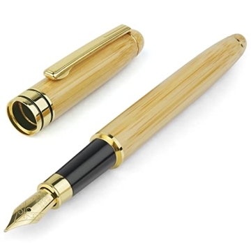 STONEGO Eco-Friendly Bamboo Fountain Pen for Gift Writing