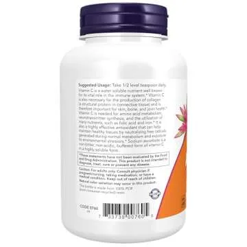 NOW Buffered Vitamin C Powder - Antioxidant Protection