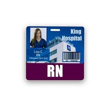 RN Purple Badge Buddy Horizontal w/Height & Weight Conversions