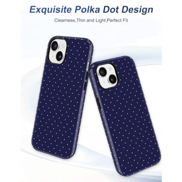 Stylish and Protective Jusy MagSafe Polka Dot Case for iPhone