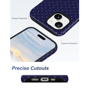 Jusy Polka Dot Case for iPhone 13/14 with MagSafe