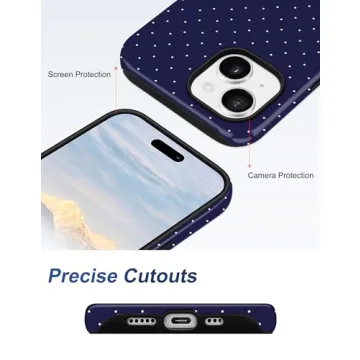 Jusy Polka Dot Case for iPhone 13/14 with MagSafe