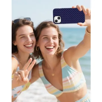 Jusy Polka Dot Case for iPhone 13/14 with MagSafe