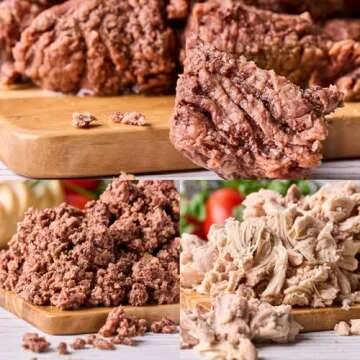 Survival Fresh Mixed Canned Meat - All Natural Canned Meat 4 Beef, 4 Chicken, 4 Ground Beef - Emerge...