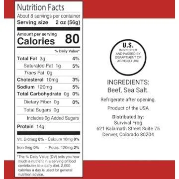 Survival Fresh Mixed Canned Meat - All Natural Canned Meat 4 Beef, 4 Chicken, 4 Ground Beef - Emergency Survival Meal 14.5oz Small Cans for Camping & Hiking - Meats from USA Farms (12 Pack)