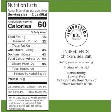 Survival Fresh Mixed Canned Meat - All Natural Canned Meat 4 Beef, 4 Chicken, 4 Ground Beef - Emergency Survival Meal 14.5oz Small Cans for Camping & Hiking - Meats from USA Farms (12 Pack)