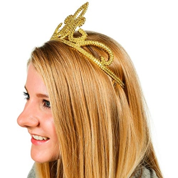 Tigerdoe King's Crown Set for Kids - 4 Royal Crowns and Tiara